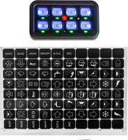 Панель управления (2 ряда, 8 кнопок), Marine Rocket