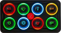 Панель управления (2 ряда, 8 кнопок, силикон, RGB), Marine Rocket