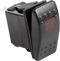 Переключатель двухпозиционный ON-OFF 3Р с подсветкой, Marine Rocket