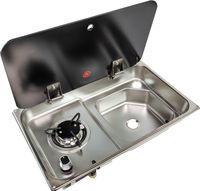 Плита газовая с мойкой и сливом (комплект MR90301GF1), Marine Rocket