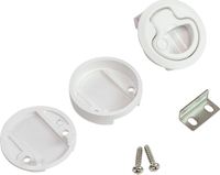 Ручка врезная, белая D51мм, SeaFlo