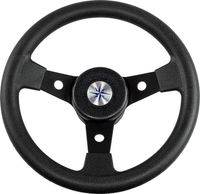 Рулевое колесо DELFINO обод и спицы черные д. 310 мм