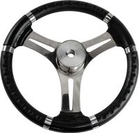 Рулевое колесо Osculati, диаметр 350 мм, цвет черный, уцененное