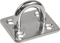 Серьга с прямоугольным основанием 6мм, Marine Rocket