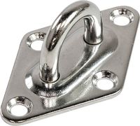 Серьга с ромбовидным основанием 65х40мм, Marine Rocket