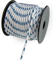 Шнур Mini Spoll d3мм, L20м, цвет белый/синий