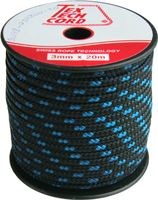 Шнур Mini Spoll d3мм, L20м, цвет черный/синий