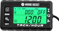 Тахометр универсальный со счетчиком моточасов с подсветкой и сменной батарейкой