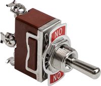 Тумблер трехпозиционный (ON)-OFF-(ON) 12 В/15А 3P