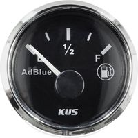 Указатель уровня AdBlue 240-33 Ом (US), черный циферблат, нержавеющий ободок, д. 52 мм