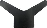 Упор подкильный 3", ширина 2-7/8", d-1/2", черный
