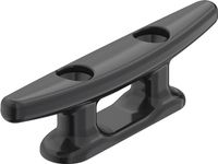 Утка швартовая 3", пластиковая, черная