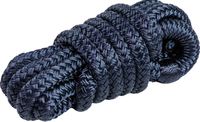 Веревка из полиэстера с огонами для крепления кранца, d12 мм, L3 м, цвет синий