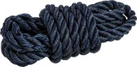 Веревка из полиэстера с огонами для крепления кранца, d6 мм, L1,5 м, цвет синий