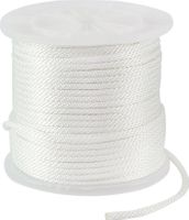 Веревка сплошного плетения d10мм, L100м, белый,KOT