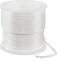 Веревка сплошного плетения d10мм, L100м белый,KOT
