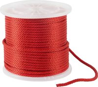 Веревка сплошного плетения d10мм, L100м красный, Marine Rocket