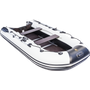 Надувная лодка ПВХ, Ривьера Компакт 3200 СК Касатка, светло-серый/черный