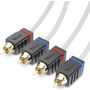 2-х канальный межблочный кабель из 100% меди для морского применения RCA 7,6 м. MOFCR-25FT, DS18