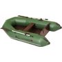 Надувная моторно-гребная лодка ПВХ  М-260-ЖС ЛОЦМАН зеленый