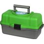 Ящик для инструментов трехполочный зеленый Helios