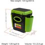 Ящик рыболовный зимний FishBox односекционный (10л) зеленый Helios