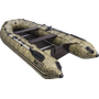 Надувная лодка ПВХ, Ривьера Компакт 3400 СК Камуфляж, камыш