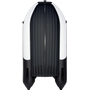 Надувная лодка ПВХ, Ривьера 3800 НДНД Комби НДНД киль, светло-серый/черный