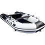 Надувная лодка ПВХ, Ривьера 3800 НДНД Комби НДНД киль, светло-серый/черный