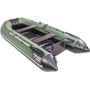 Надувная лодка ПВХ, Ривьера Компакт 3200 СК Касатка, зеленый/черный