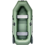 Надувная лодка ПВХ, RUSH 260 зеленый