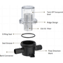 Фильтр грубой очистики 14мм(1/2