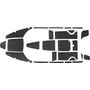 Комплект палубного покрытия для Феникс 600HT, тик серый, Marine Rocket