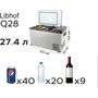 Компрессорный автохолодильник LIBHOF Q-28, 27 л