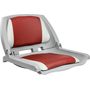Кресло мягкое складное, обивка винил, цвет серый/красный, Marine Rocket