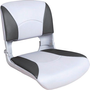 Кресло пластмассовое складное с подложкой Deluxe All Weather Seat, белый/чёрный