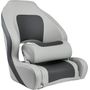 Кресло с болстером Delux Sport Flip Up, обивка винил, цвет угольный/серый