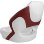 Кресло с болстером Premium Captain's Bucket, обивка винил, цвет белый/красный, Marine Rocket