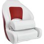 Кресло с болстером Premium Captain's Bucket, обивка винил, цвет белый/красный, Marine Rocket