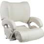 Кресло с перекидной спинкой и болстером, обивка винил, цвет белый