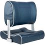 Кресло с перекидной спинкой, обивка винил, цвет синий