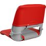 Кресло складное мягкое SKIPPER, цвет серый/красный