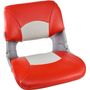 Кресло складное мягкое SKIPPER, цвет серый/красный
