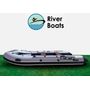 Лодка РИБ (RIB) RiverBoats RB 380 NEW, черно-серый, корпус графит, комплект