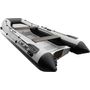 Лодка РИБ (RIB) RiverBoats RB 380 NEW, серо-белый, накладка на рундук, рым, ролик, защита киля, корпус белый
