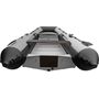 Лодка РИБ (RIB) RiverBoats RB 380 NEW, серо-белый, накладка на рундук, рым, ролик, защита киля, корпус белый
