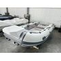 Лодка РИБ (RIB) RiverBoats RB 400, серо-белый, накладка на рундук,утка, корпус белый, уцененная