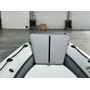 Лодка РИБ (RIB) RiverBoats RB 400, серо-белый, накладка на рундук,утка, корпус белый, уцененная