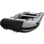 Лодка РИБ (RIB) RiverBoats RB 430, черно-серый, накладка на рундук, утка, защита киля, корпус графит