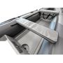 Лодка РИБ (RIB) STEL R-360P, светло-серый/серый, накладки на рундук и банки, защита киля, корпус серый